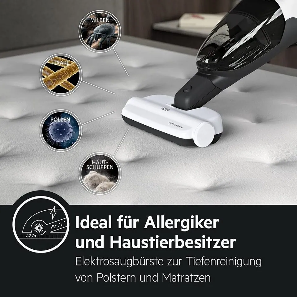 AEG QX8-2-PALR Akku-Hand- und Stielstaubsauger, 2in1 Design, hohe Saugleistung, ergonomisches Design 4