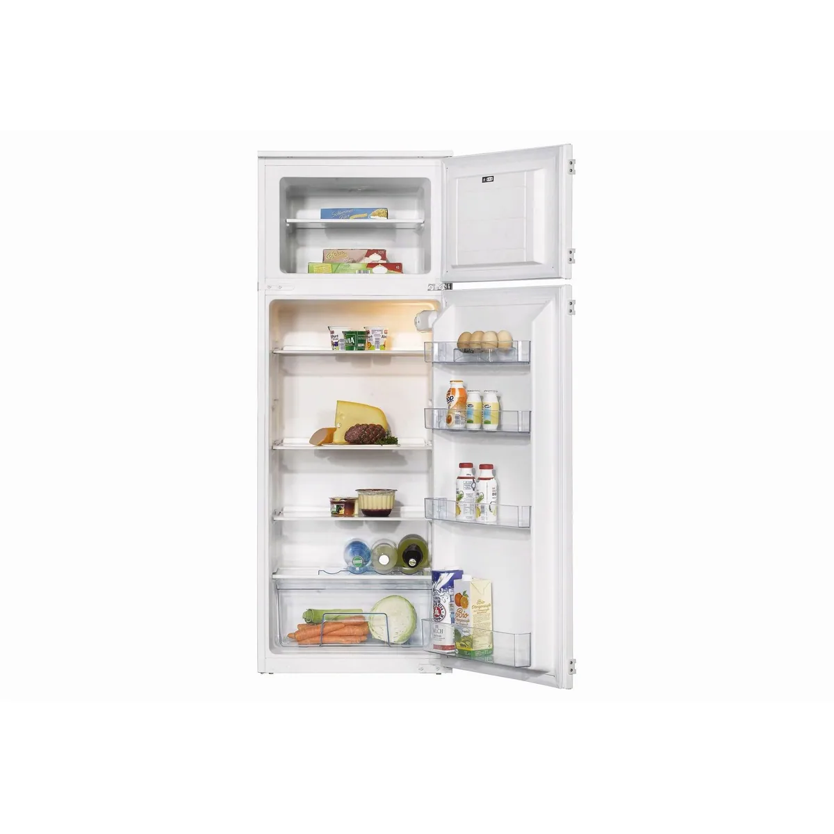 Amica EKGC16166 Einbaukühlgefrierkombination, 144 cm hoch, 54,5 cm breit, Sicherheitsglas 3
