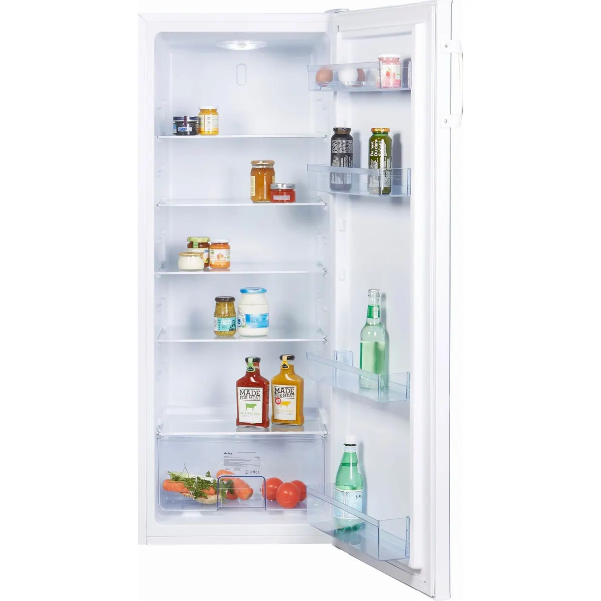 Amica VKS 354 100 W, freistehender Vollraumkühlschrank, 141 cm hoch, 229 l Volumen 2