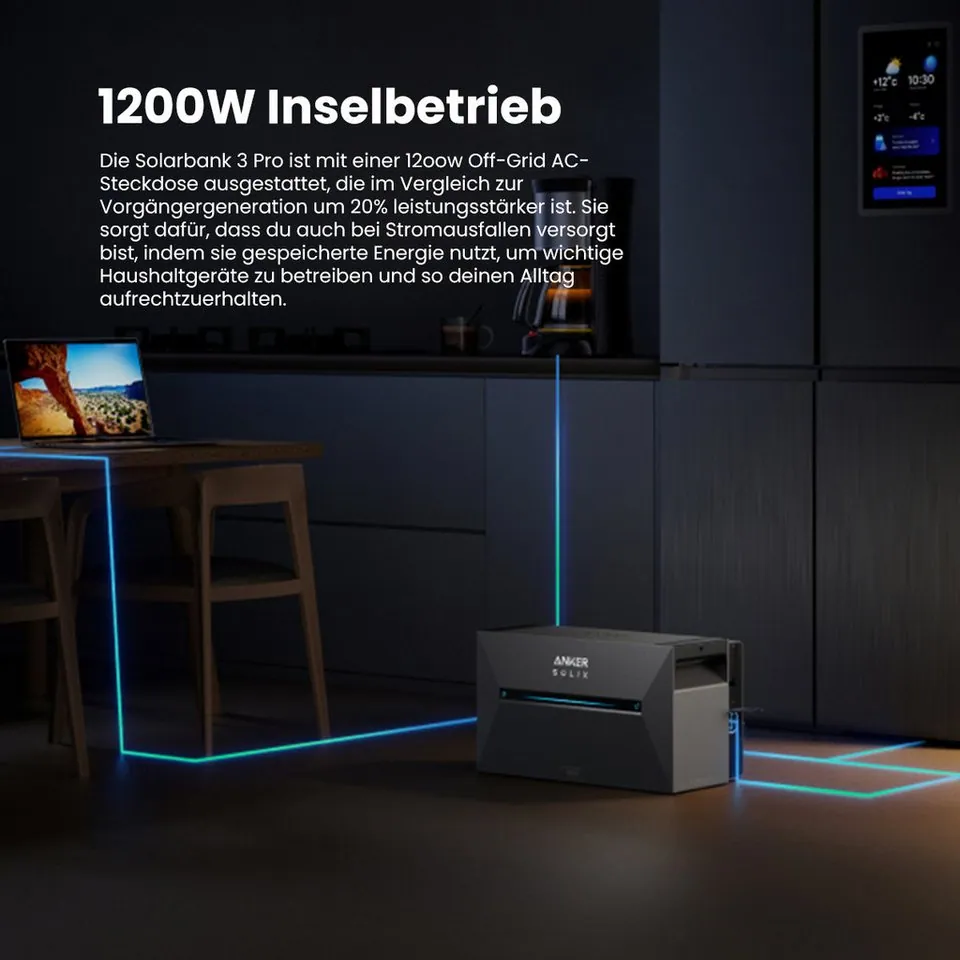 Anker SOLIX Solarbank 3 E2700 Pro, hohe Kapazität & erweiterbar — effizient, robust, intelligent 4