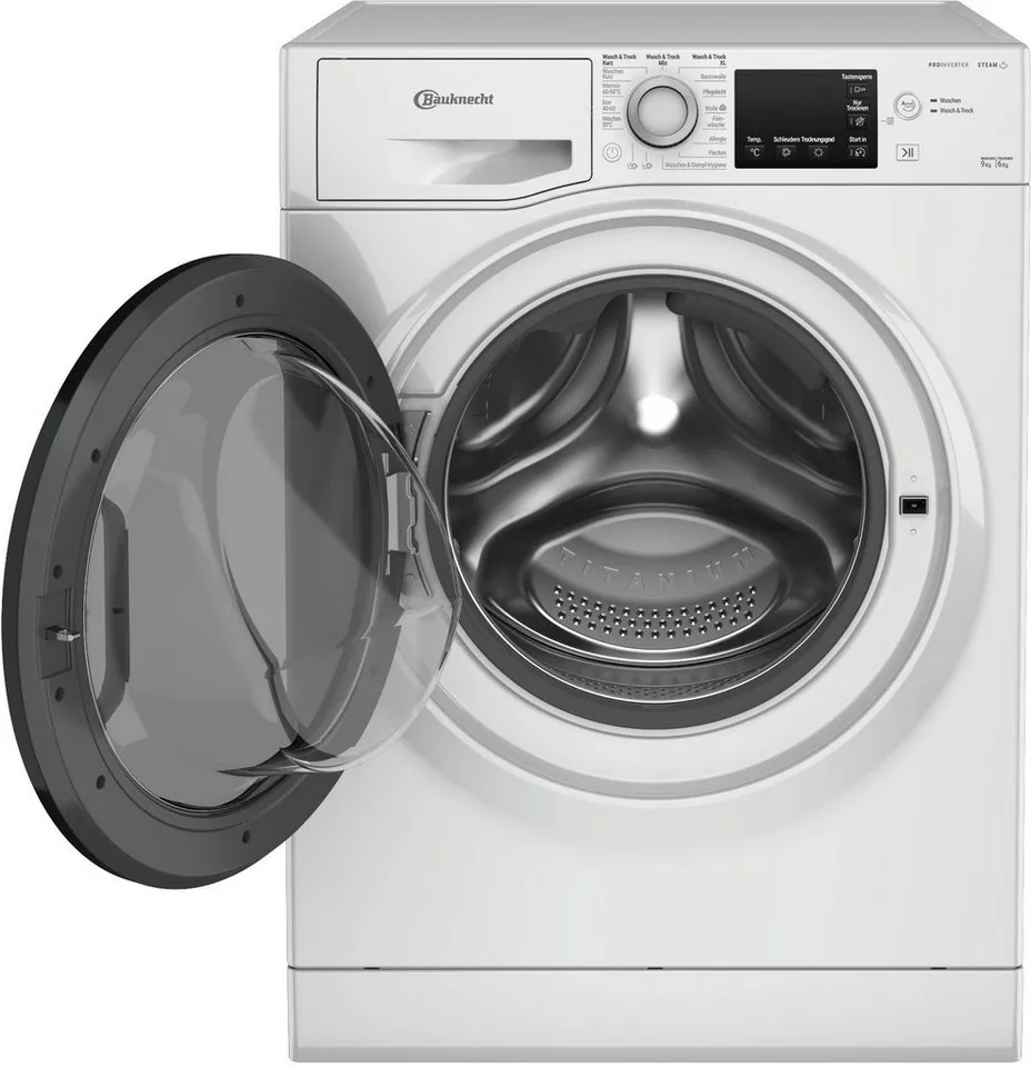 BAUKNECHT WT Super Eco 96S 41 N Waschtrockner, leise, kompakt, energieeffizient — 4 Jahre Garantie 4