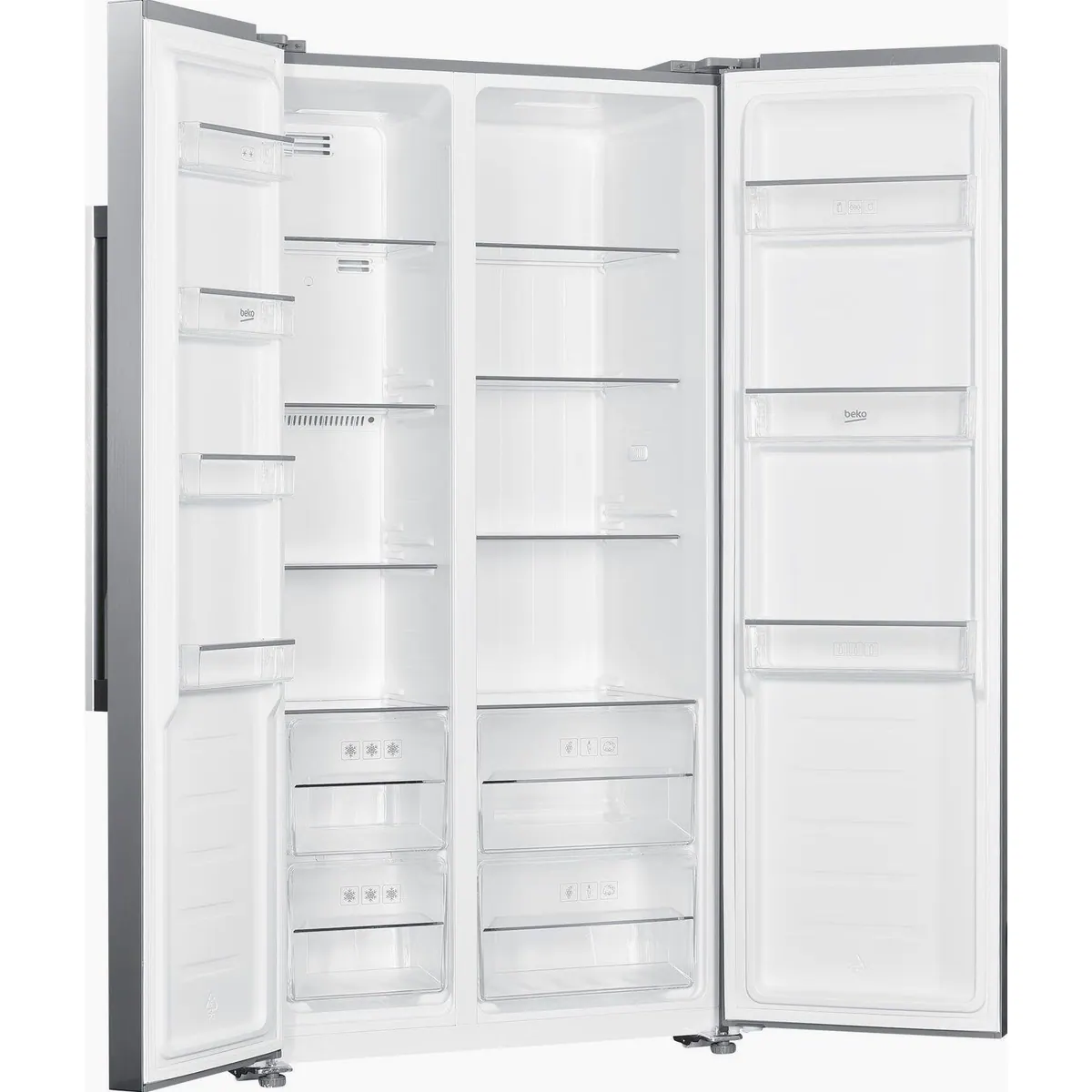 BEKO GNO4331XPN Side-by-Side Kühlschrank, 177 cm hoch, 90 cm breit, No Frost 2