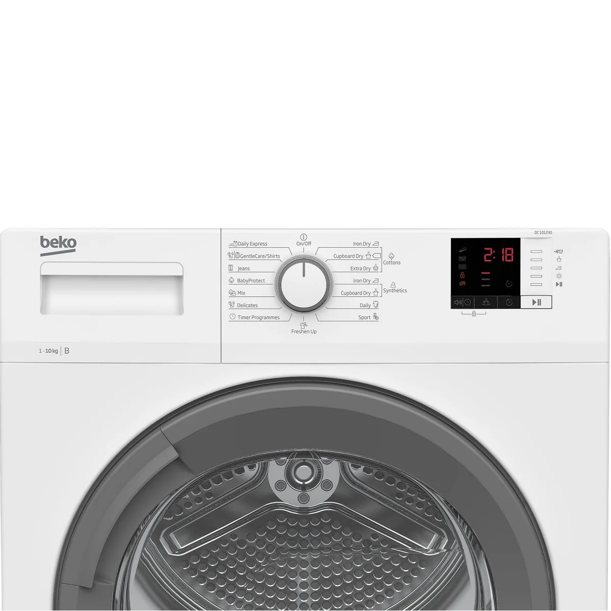 BEKO DC 101230 Kondenstrockner, 10 kg, 15 Programme, Multifunktionsdisplay 5