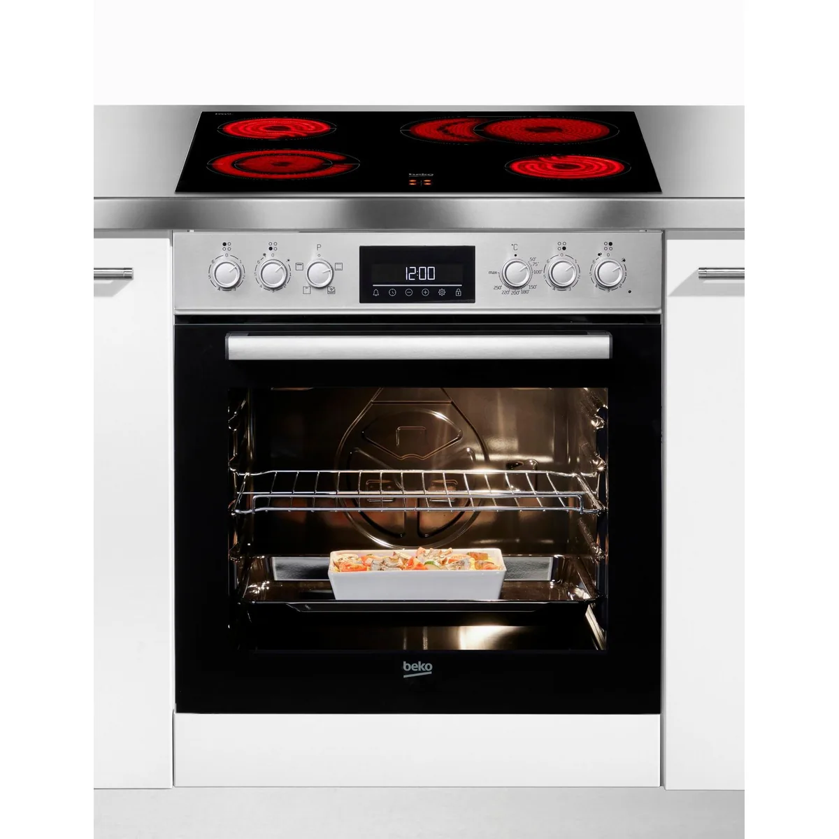 BEKO BBUC1132T0X Elektro-Herd-Set, Energieeffizienzklasse A, 4 Beheizungsarten 3