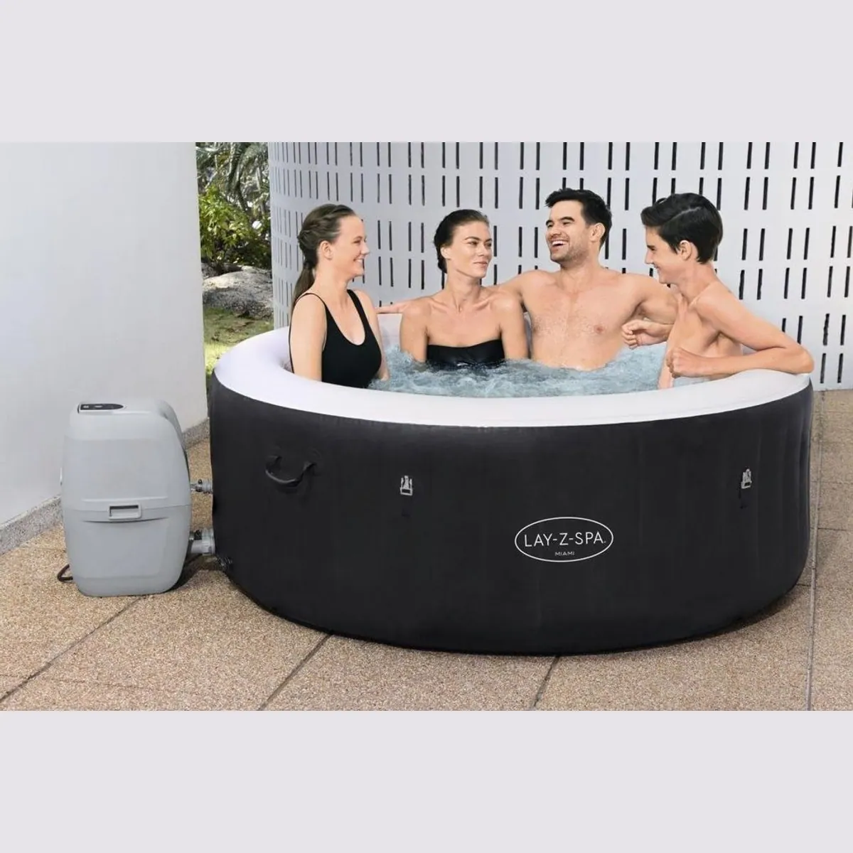 Bestway Lay-Z-Spa Miami AirJet, 180x66 cm, multifunktionale Pumpe, Frostschutzsystem 2