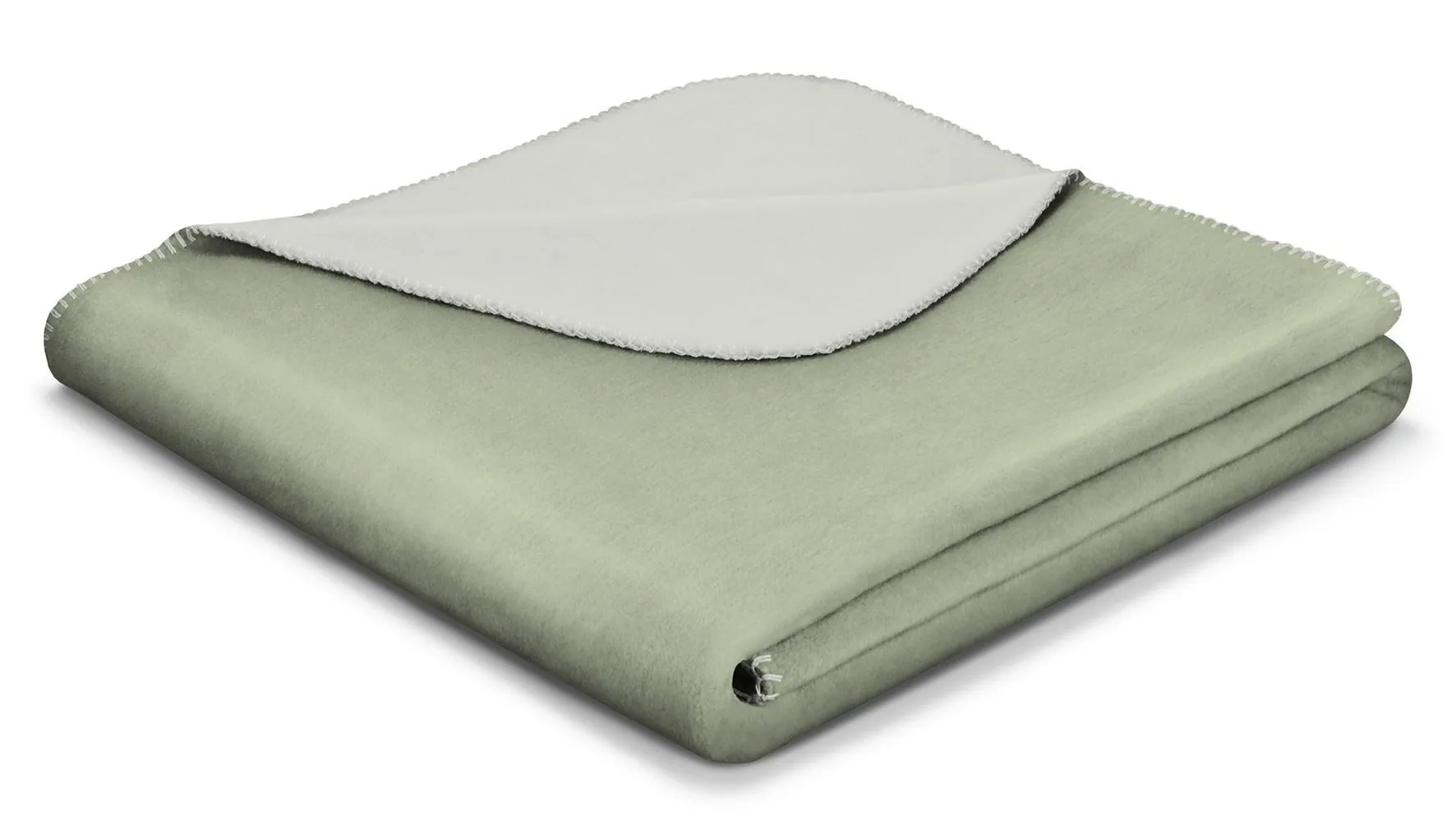 Biederlack BASIC Wohndecke, wendbar, 150x200 cm, salvia/silver
