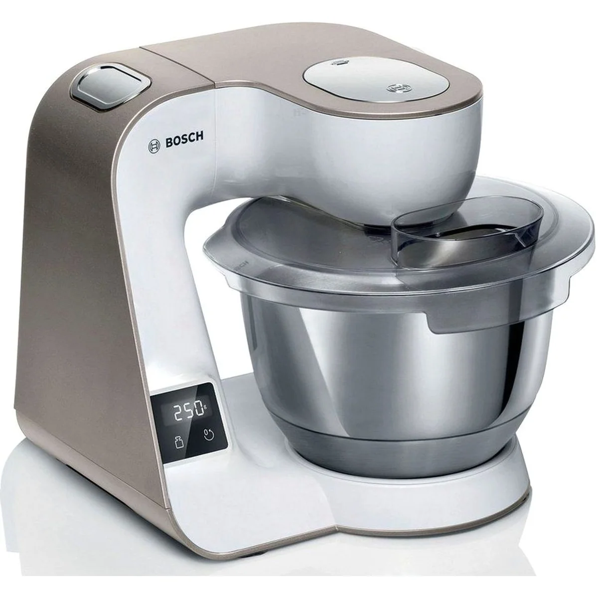 BOSCH MUM5XW40 Küchenmaschine, 1000 W, 3,9 l Schüssel, integrierte Waage, Durchlaufschnitzler Dieses Produkt der Marke BOSCH wird von uns als 2