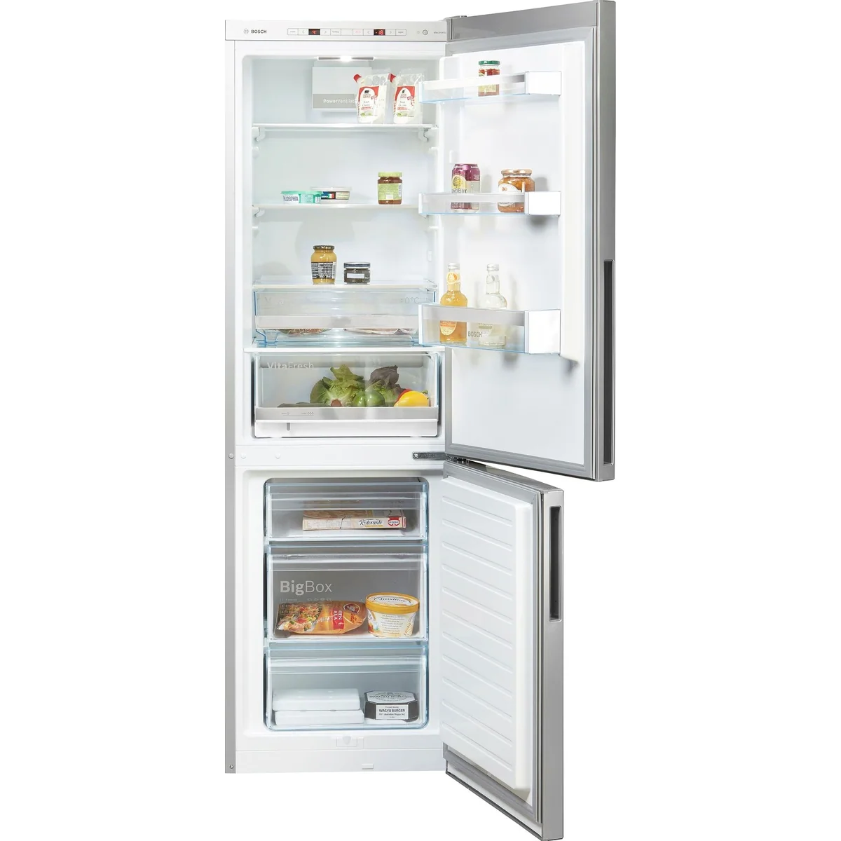 BOSCH KGE364LCA Kühl-/Gefrierkombination, 186 cm hoch, 60 cm breit, Energieeffizienzklasse C Dieses Produkt der Marke BOSCH wird von uns als 2