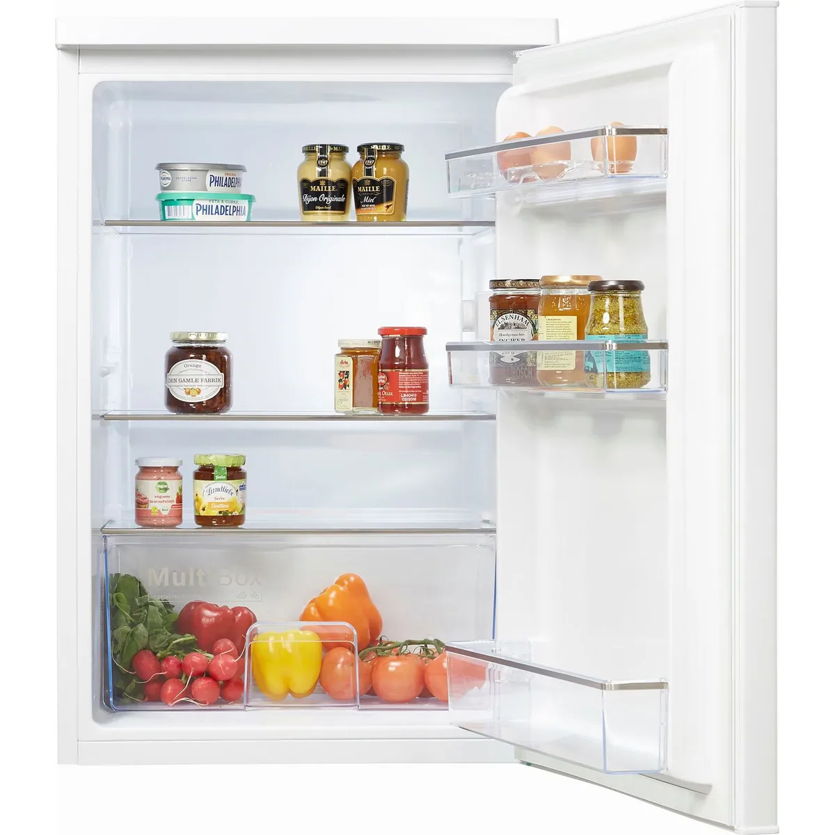 BOSCH KTR15NWFA Kühlschrank, 85 cm hoch, 136 l Kühlvolumen, LED-Innenbeleuchtung Dieses Produkt der Marke BOSCH wird von uns als unabhängigem Händler 2