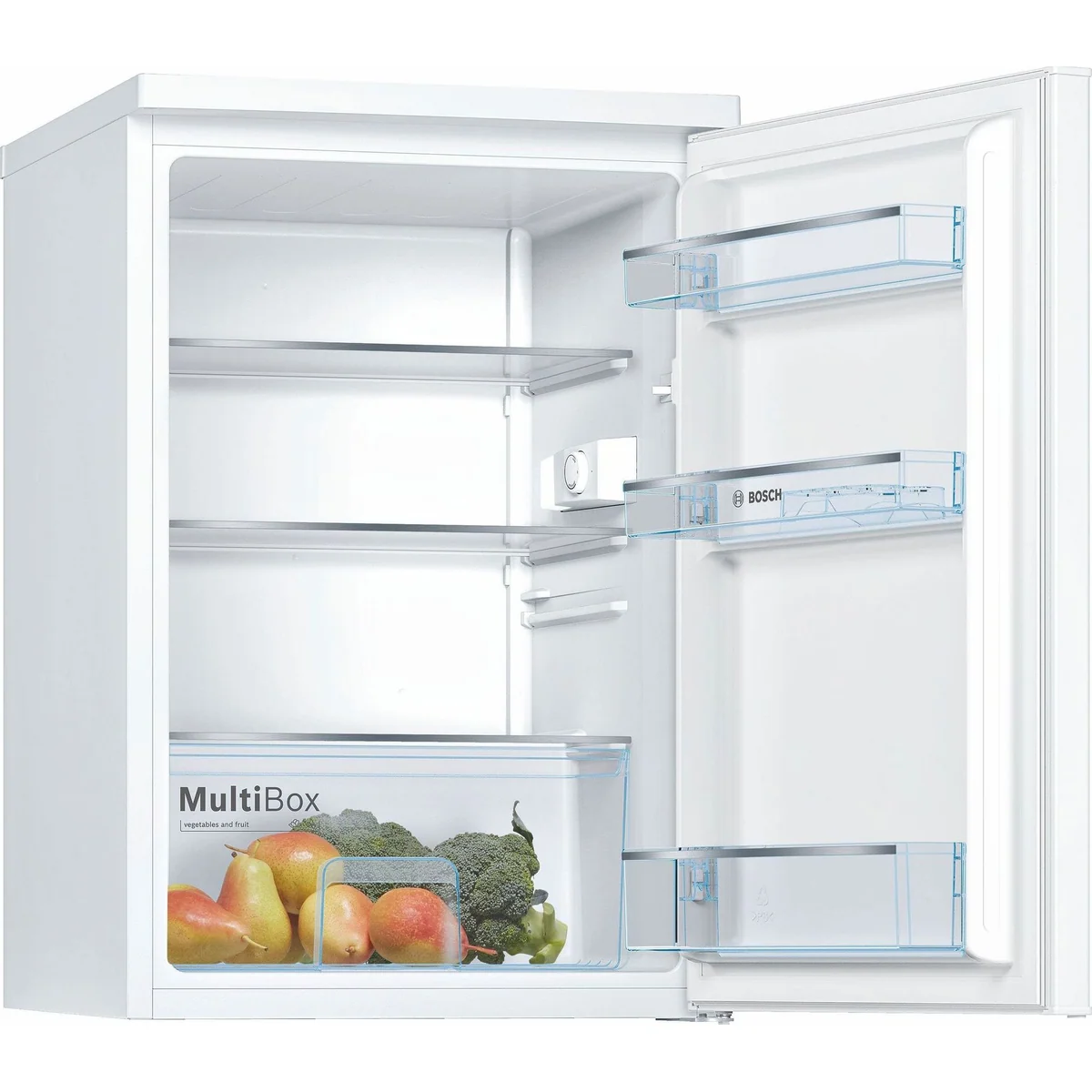 BOSCH KTR15NWFA Kühlschrank, 85 cm hoch, 136 l Kühlvolumen, LED-Innenbeleuchtung Dieses Produkt der Marke BOSCH wird von uns als unabhängigem Händler 5