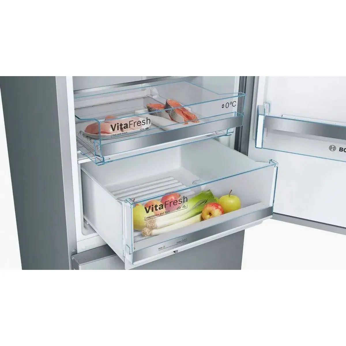 BOSCH KGE398IBP Kühl-/Gefrierkombination, 201 cm hoch, 60 cm breit, Energieeffizienzklasse B Dieses Produkt der Marke BOSCH wird von uns als 4
