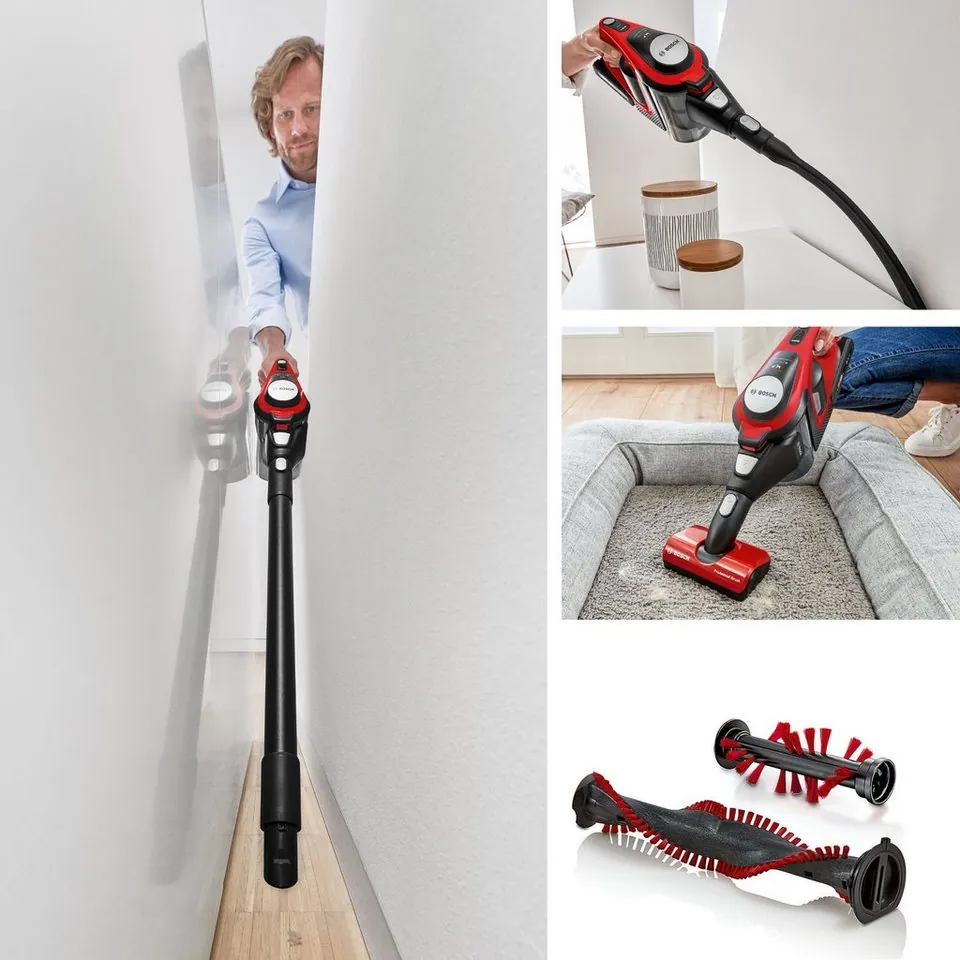 BOSCH Akku-Stielstaubsauger Unlimited 8 Gen2 ProAnimal, hohe Leistung, lange Akkulaufzeit, für Tierhaare Dieses Produkt der Marke BOSCH wird von uns 5