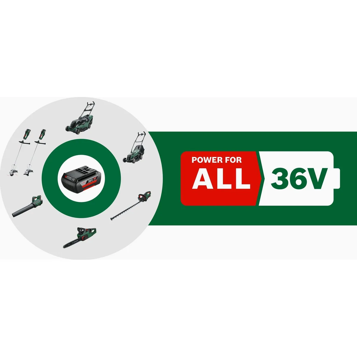 BOSCH AdvancedGrassCut 36, 30 cm Arbeitsbreite, Akku und Ladegerät inklusive Dieses Produkt der Marke BOSCH wird von uns als unabhängigem Händler 4