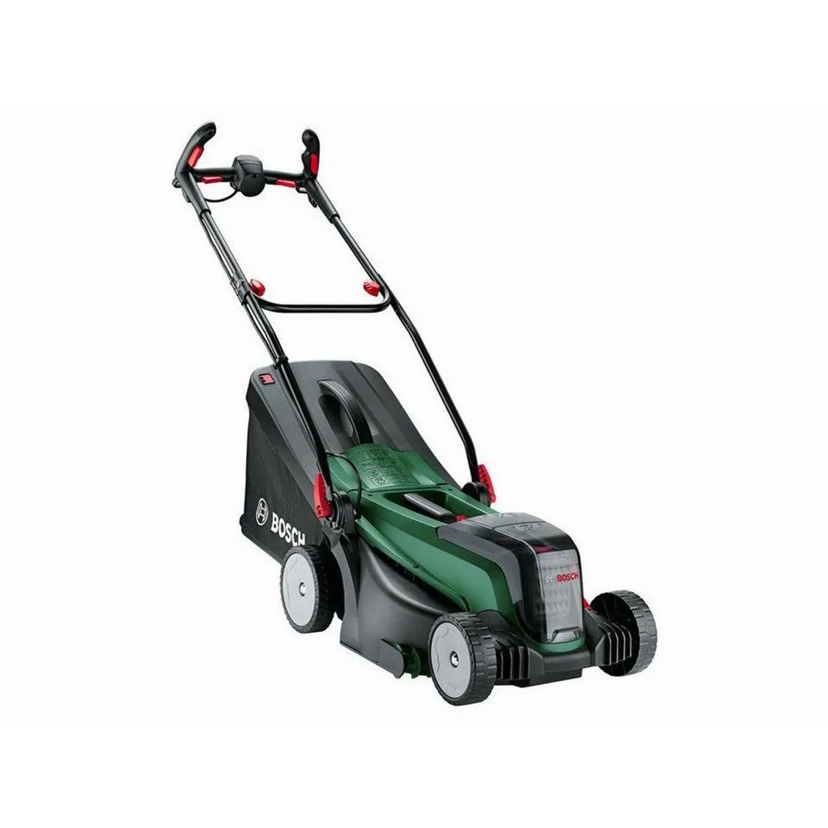 Bosch Home & Garden UniversalRotak, 37 cm Schnittbreite, 2x18V/4,0 Ah Akkus — bürstenloser Motor, Ergoflex-Griffe, POWER FOR ALL 3