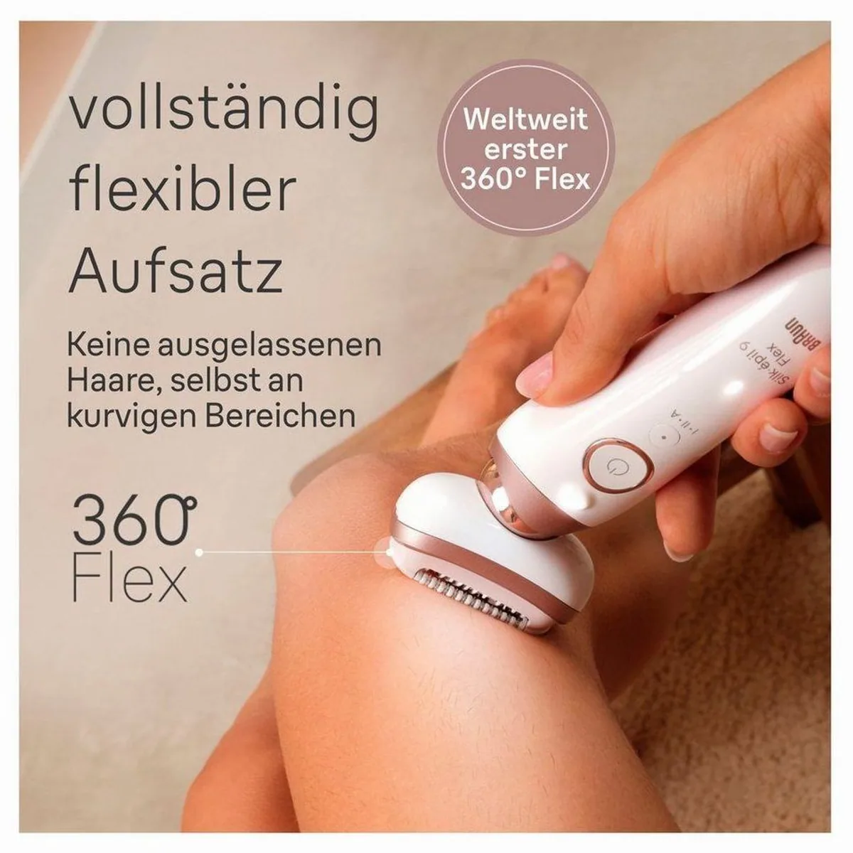 Braun Silk-épil 9 Flex 9-360, 40 MicroGrip-Pinzetten, flexibler Kopf, wasserfest 4