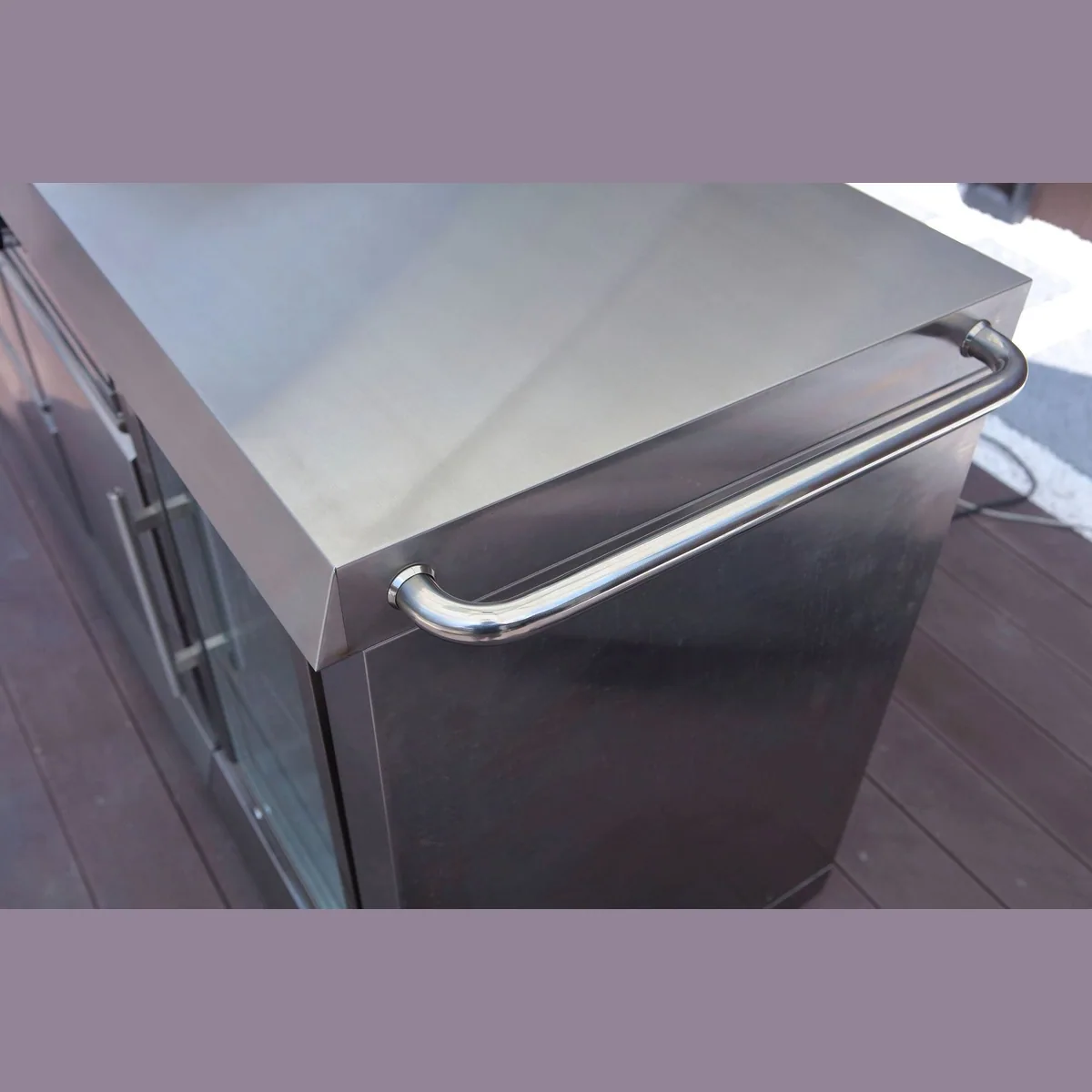 Buschbeck Oxford Gasgrill, 4 Edelstahlbrenner, Spülbecken, Sichtfenster 4