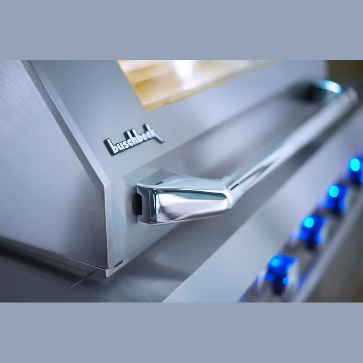 Buschbeck Oxford Gasgrill, 4 Edelstahlbrenner, Spülbecken, Sichtfenster 5