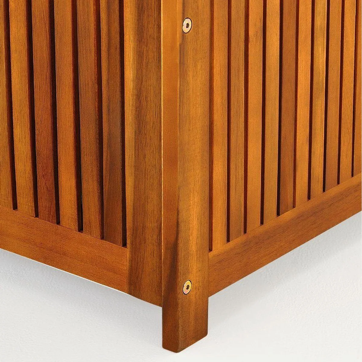 Casaria Auflagenbox, aus Akazienholz, 117 cm, inkl. Innenplane 3