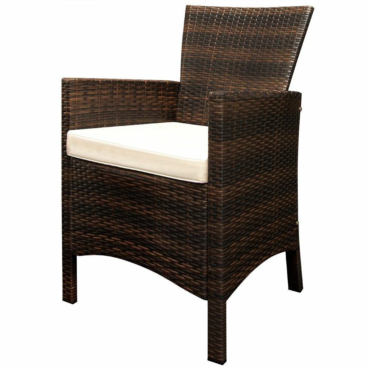 Casaria Sitzgruppe Palermo, 1 Gartentisch 190x90cm, 8 Stühle, 7cm Auflagen 2