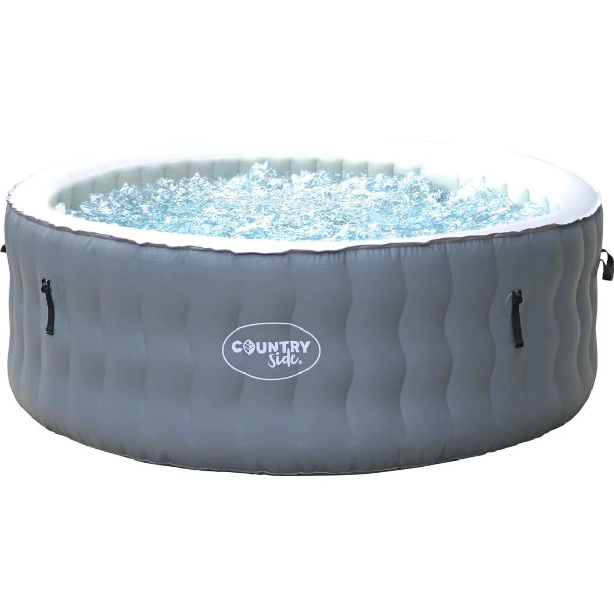 Countryside Whirlpool, 180 x 65 cm, für 2-4 Personen, AirJet-Sprudelmassage-System