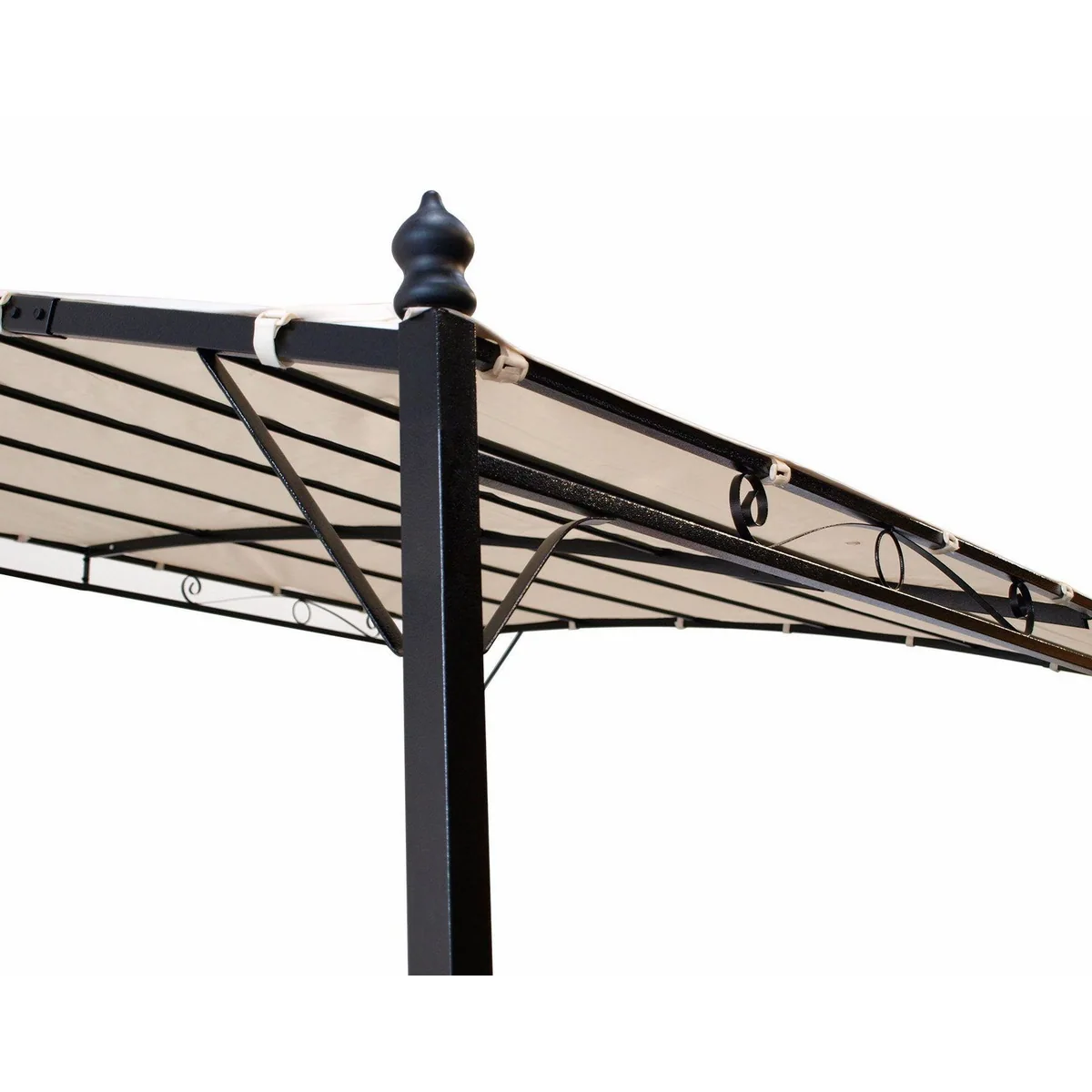 DEGAMO Anbaupavillon MANTOVA, 3 x 2,5 Meter, wasserdicht, stabil 3