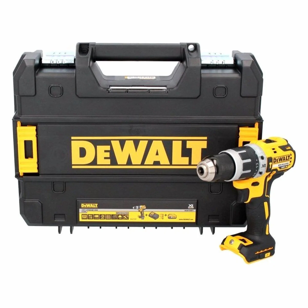 DeWalt DCD 796 NT Akku Schlagbohrschrauber, 18 V, 70 Nm, bürstenlos Dieses Produkt der Marke DeWalt wird von uns als unabhängigem Händler vertrieben 2