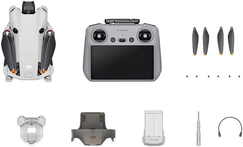 DJI Mini 4 Pro Drohne, hochauflösende Kamera, omnidirektionale Hindernisvermeidung, 20 km Videoübertragung 3