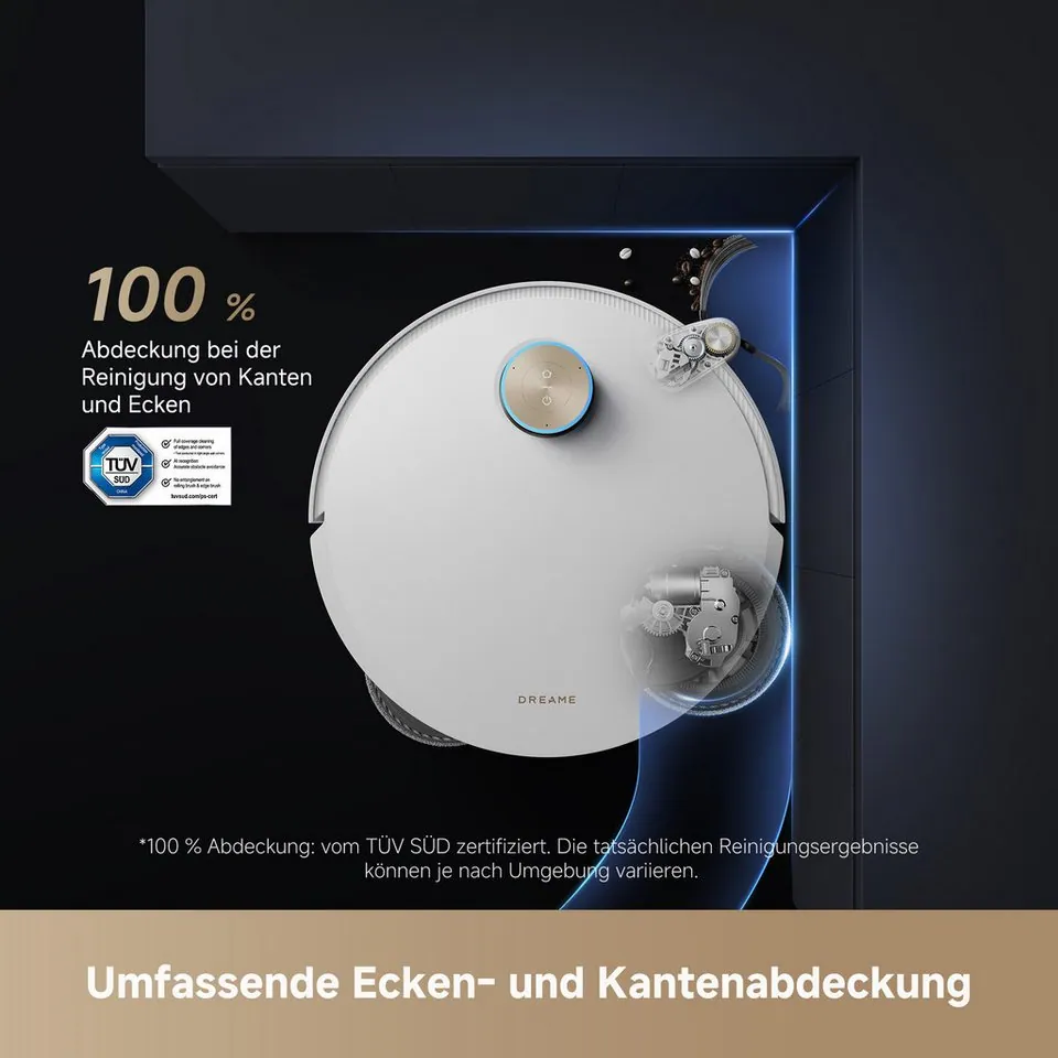 Dreame L50 Pro Ultra Saugroboter, 19500 Pa Saugkraft, Wischfunktion, vollautomatische Basisstation 5