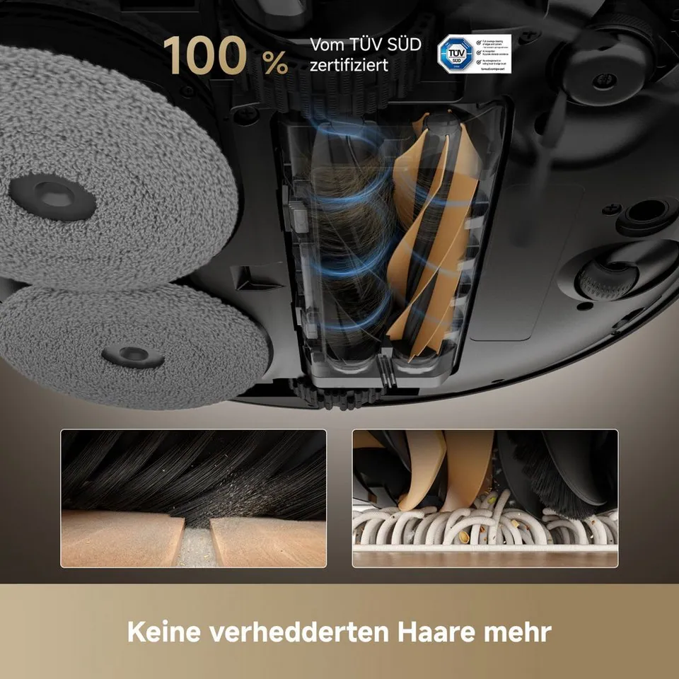 Dreame X50 Master Saugroboter, 20.000 Pa Saugkraft, kompakte Basisstation, Wischfunktion 5