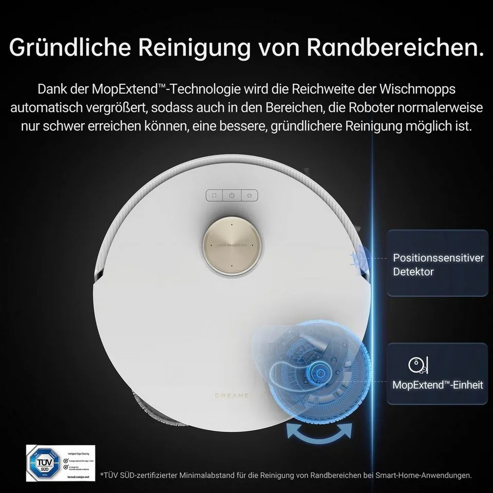 Dreame L20 Ultra Saugroboter, leistungsstarker 7000Pa Sauger, MopExtend-Technologie, intelligente Navigation 3
