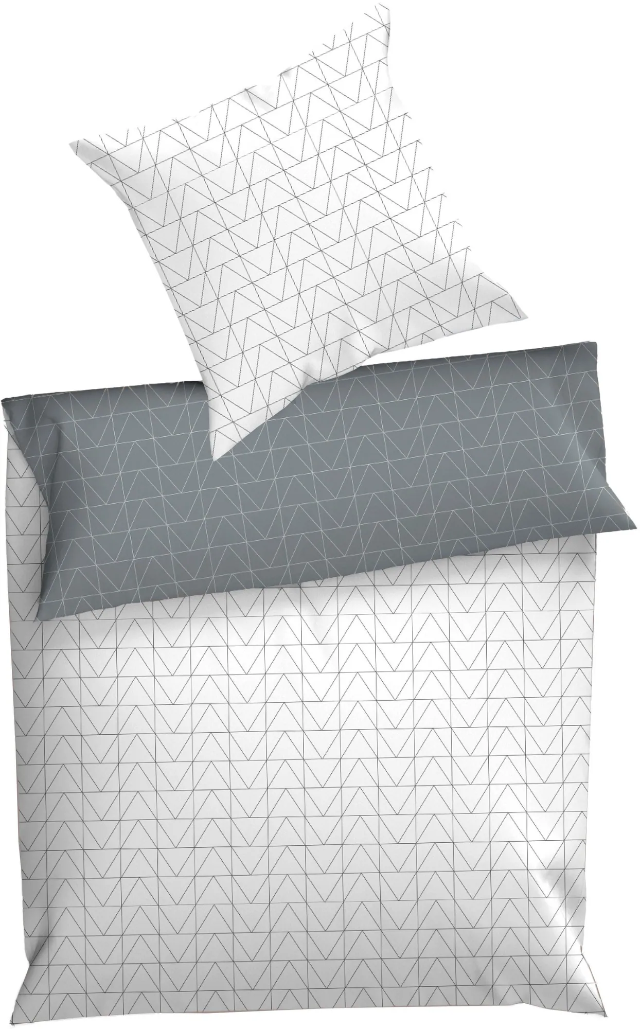 Dyckhoff Wendebettwäsche Graphic, modernes Design, 100 % Baumwolle