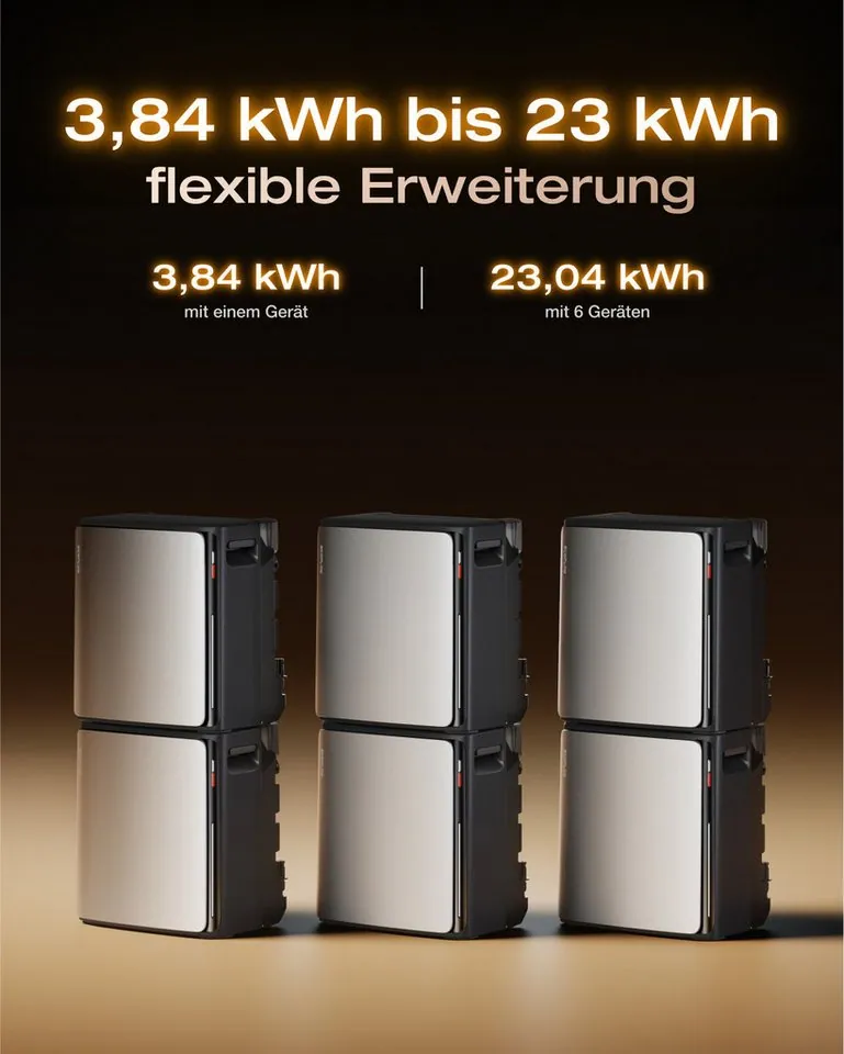 EcoFlow STREAM Ultra X, 3,84 kWh Balkonkraftwerk, erweiterbar, Plug & Play 2