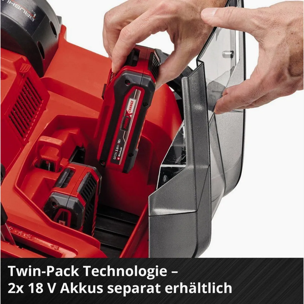 Einhell GE-SA 36/35 Li Akku-Vertikutierer-Lüfter, 3in1, 2x Akkus inklusive 3