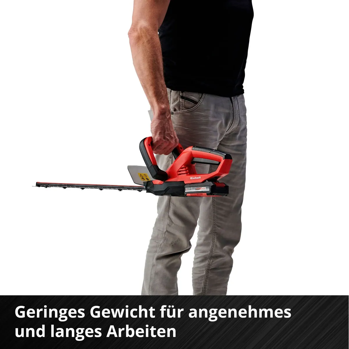 Einhell GC-CH 1846 Li Kit Akku-Heckenschere, 46 cm Schnittlänge, 18V/2,0 Ah Akku 4