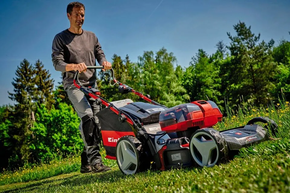 Einhell GP-CM 36/47 S HW Li, 47 cm Schnittbreite, 4 Akkus, Radantrieb 2