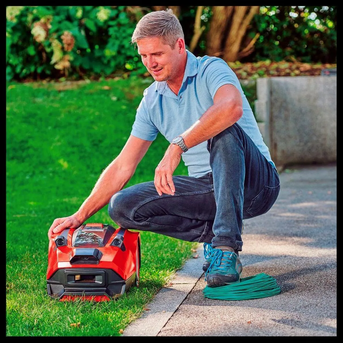 Einhell FREELEXO CAM 350 Rasenmähroboter, für 350 m², inkl. Akku und Zubehör 2