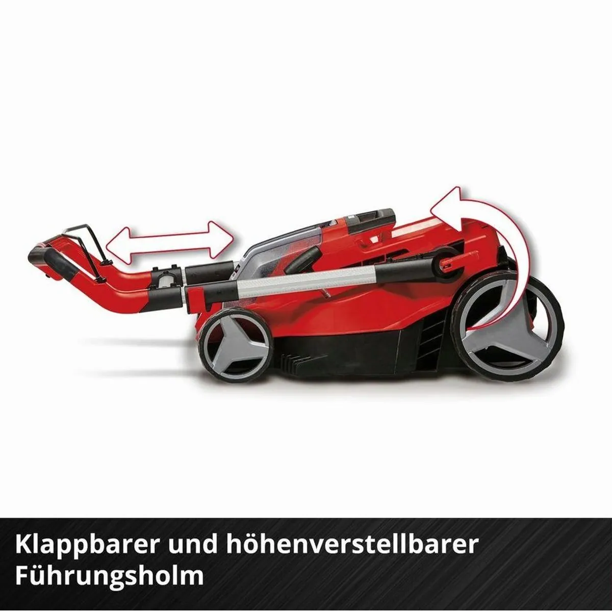 Einhell GP-CM 36/450 Akku-Rasenmäher, 38 cm Schnittbreite, 2 x 4 Ah Akku, Twincharger 5