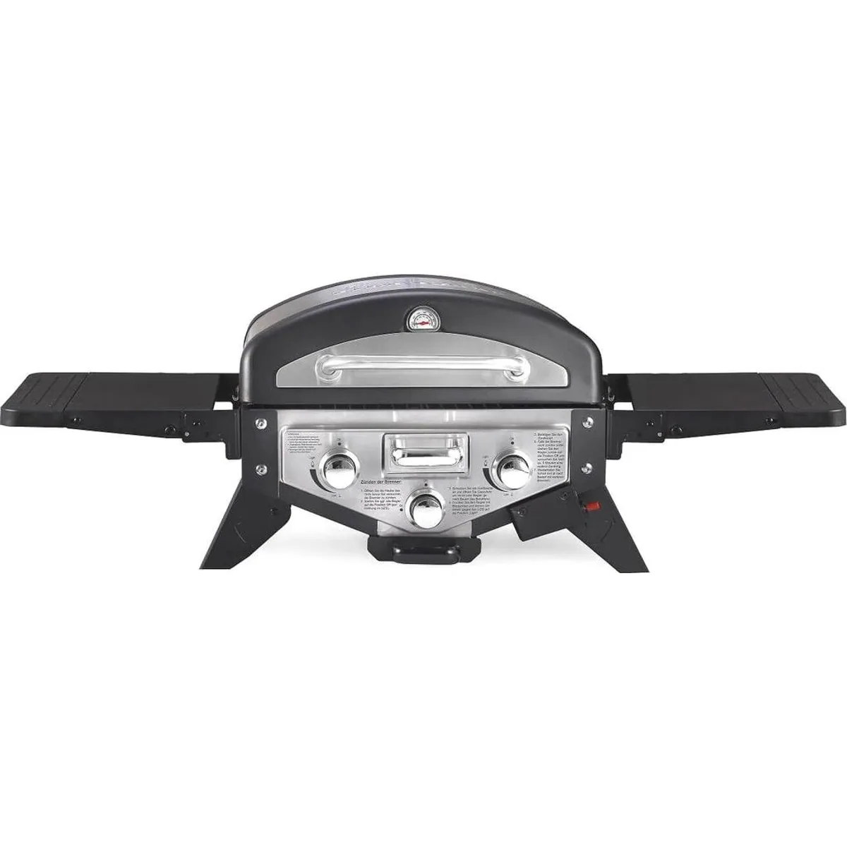 El Fuego Medison Tischgasgrill, 4,68 kW Gesamtleistung, Aromabox mit Brenner 5