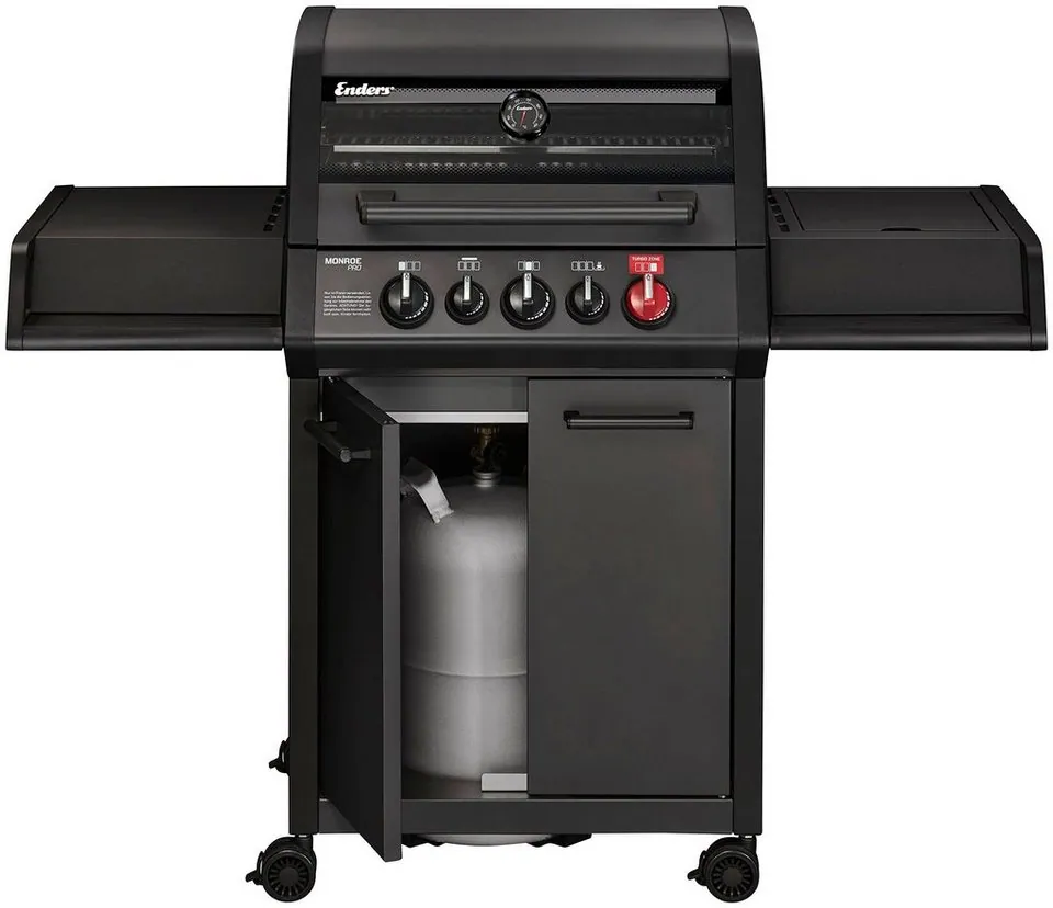 Enders Gasgrill Monroe Pro 3 SIK Turbo, vielseitig, langlebig, innovativ — 143,5x118,5 cm 3