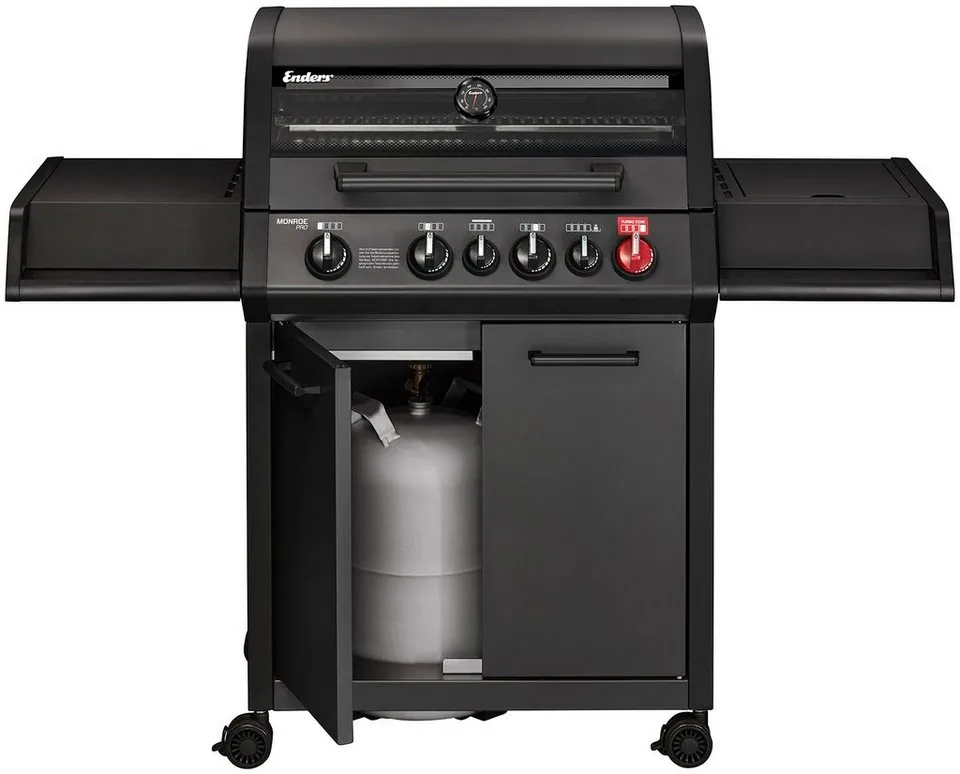 Enders Gasgrill Monroe Pro 4 SIK Turbo, vielseitig, langlebig, einfach zu reinigen 3