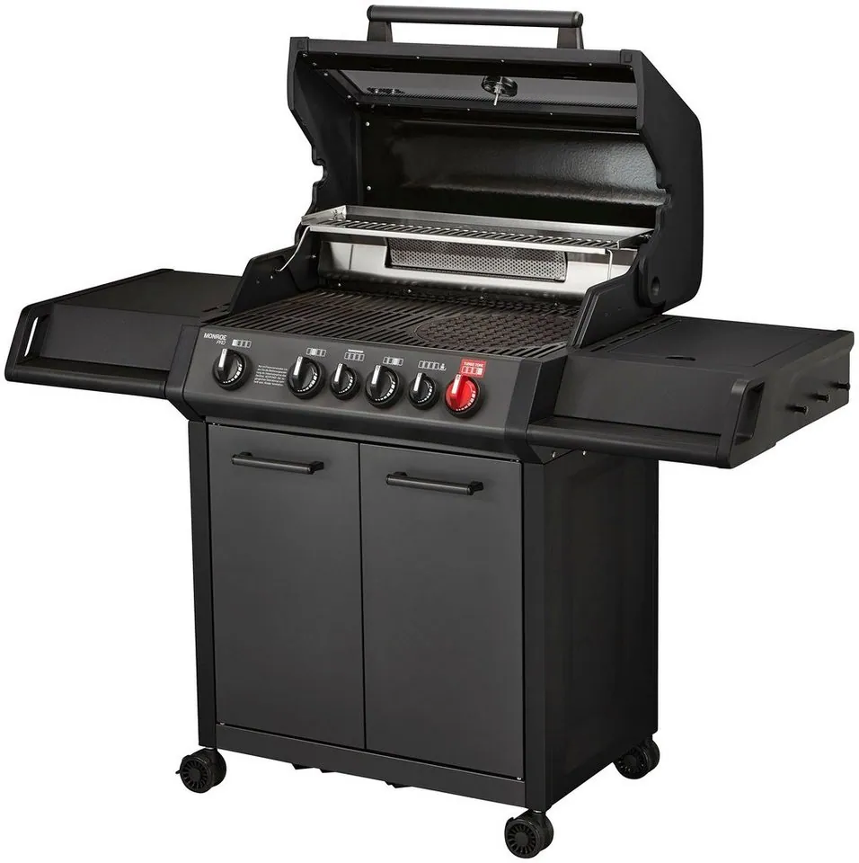 Enders Gasgrill Monroe Pro 4 SIK Turbo, vielseitig, langlebig, einfach zu reinigen 4