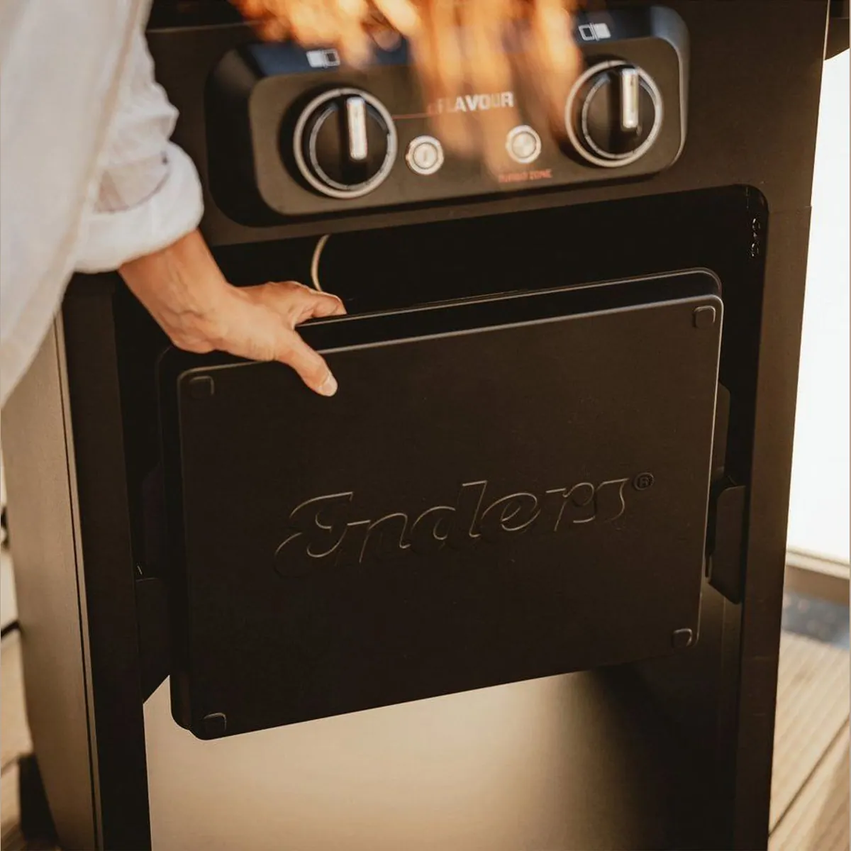 Enders eFlavour 2 Turbo Elektrogrill, 3000 W Leistung, 2000 cm² Grillfläche 3