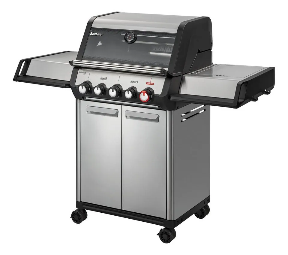 Enders Gasgrill Monroe Pro 3 SIKR Turbo, starke Leistung, vielseitige Funktionen, einfache Reinigung 2