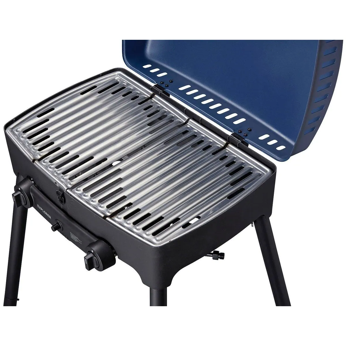Enders Gasgrill Explorer Next Caravan, 2 Edelstahlbrenner, pulverbeschichtete Garhaube 3