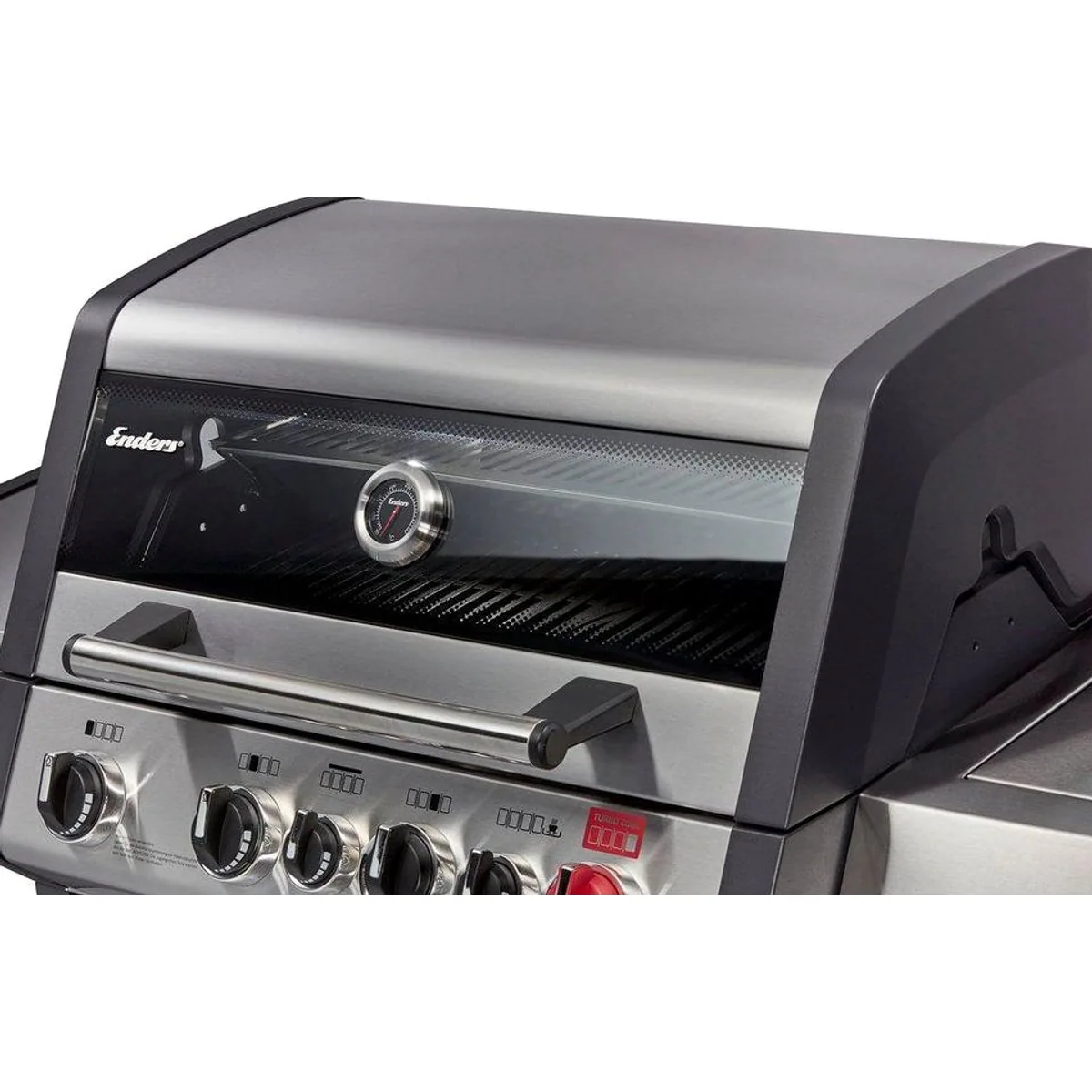 Enders Gasgrill Monroe Pro 4 SIK Turbo, 21,1 kW Gesamtleistung, Infrarot-Backburner, doppelwandige Edelstahlhaube 4