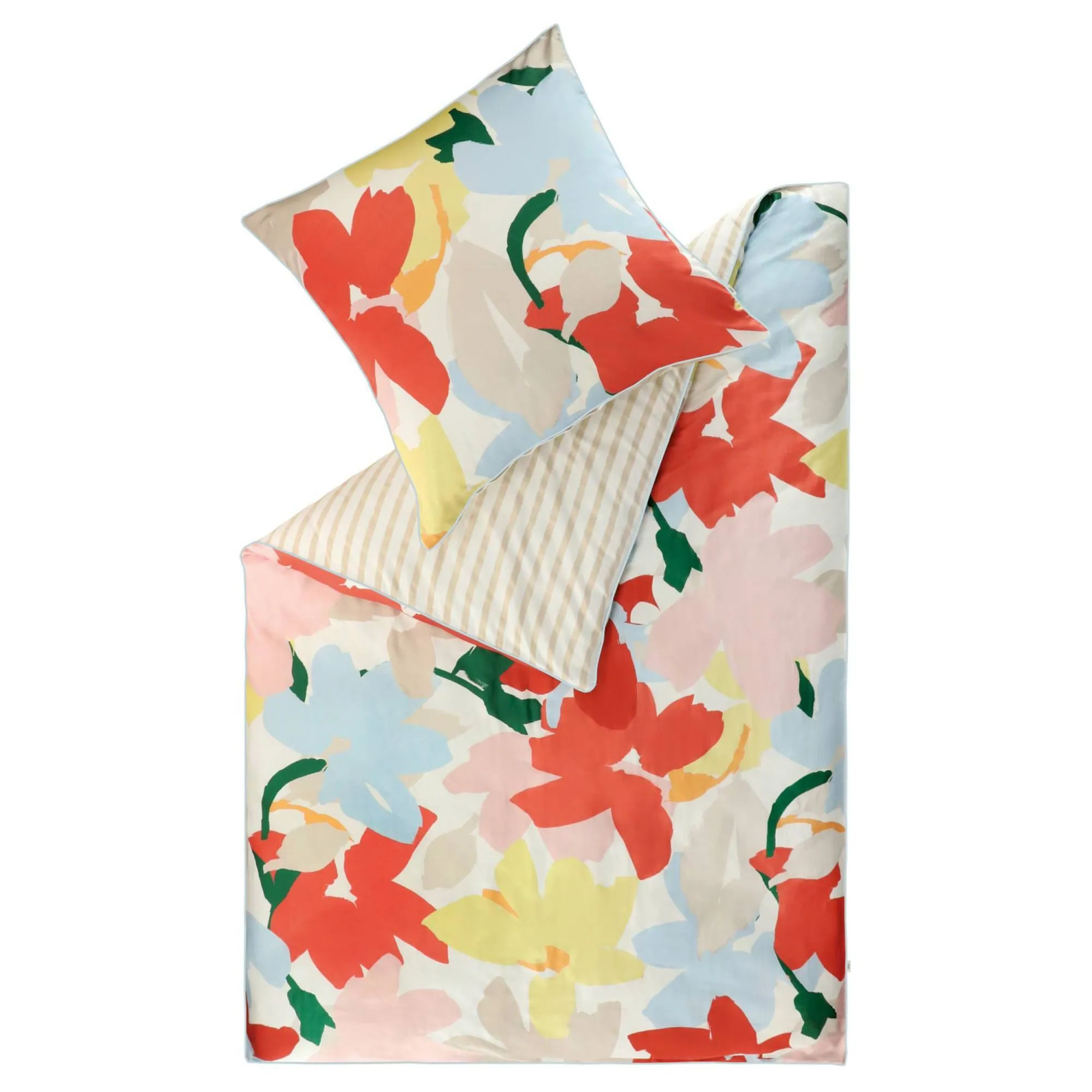 Esprit RITA-GRETA Bettwäsche, 100% Baumwolle, 140 x 200 cm, Blumenmuster – komfortabel, nachhaltig, pflegeleicht