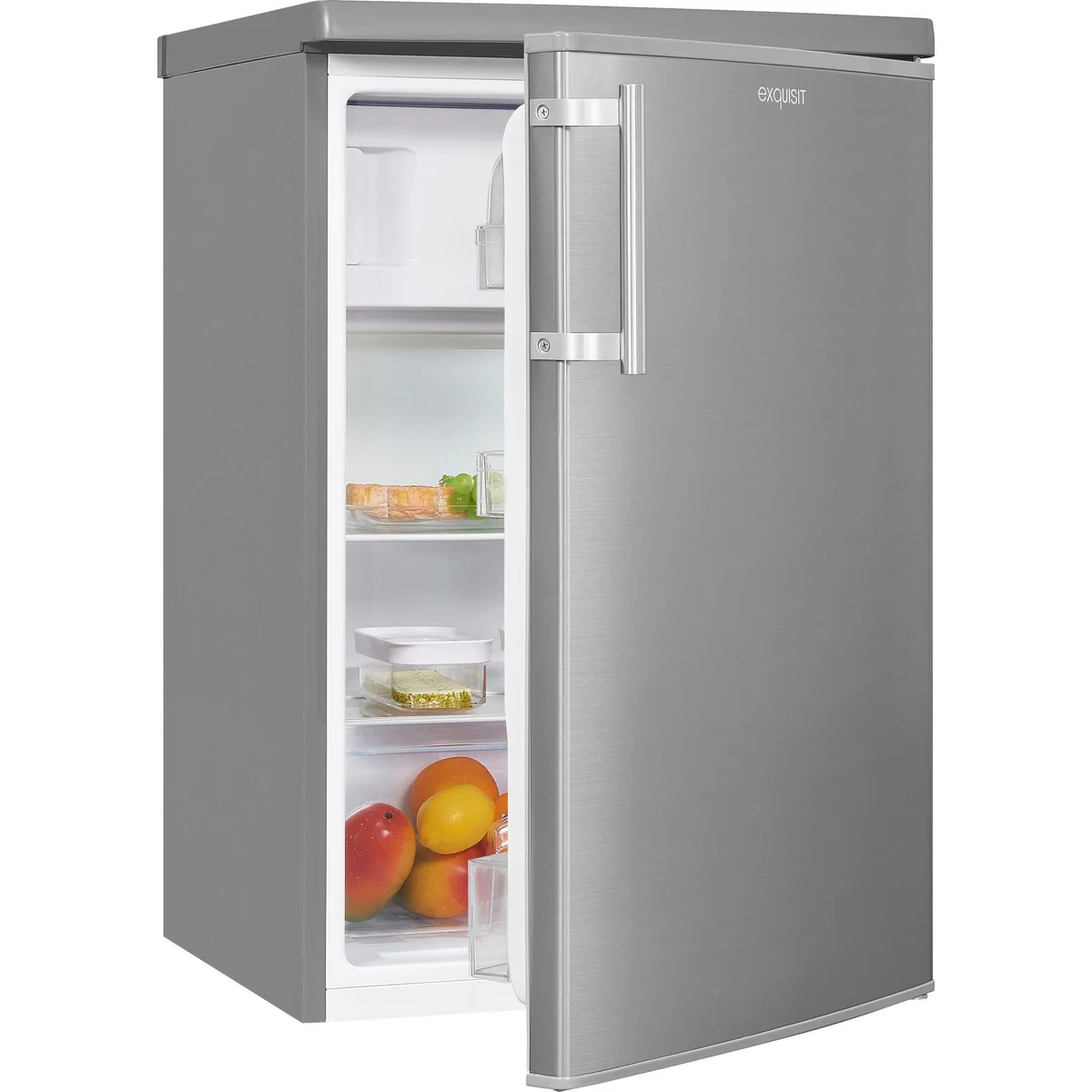 exquisit KS16-4-HE-040E Kühlschrank, 95 l Kühlvolumen, 14 l Gefriervolumen, 40 dB