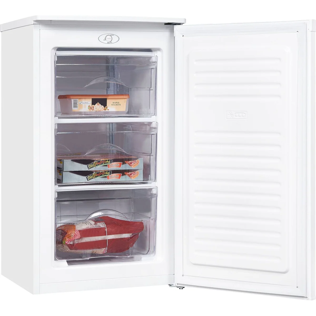 exquisit GS111-040E Gefrierschrank, 85 cm hoch, 64 l Volumen, 40 dB Geräuschpegel 3