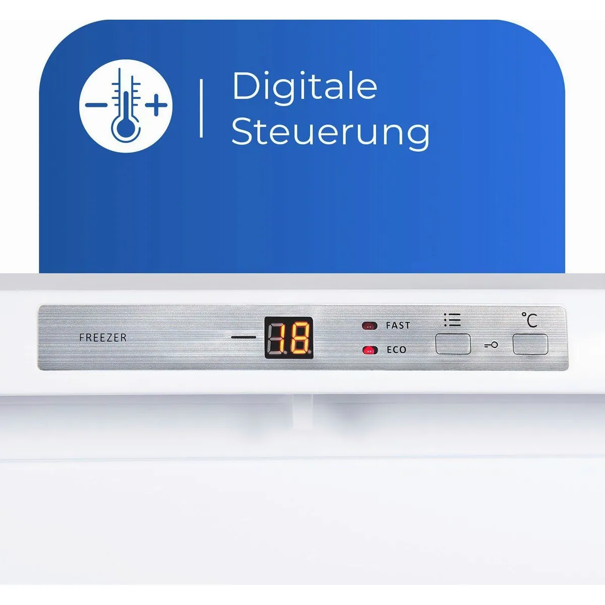 exquisit GS80-HE-040E Gefrierschrank, 4 Gefrierschubladen, Energieeffizienzklasse E, 91 l Volumen 5