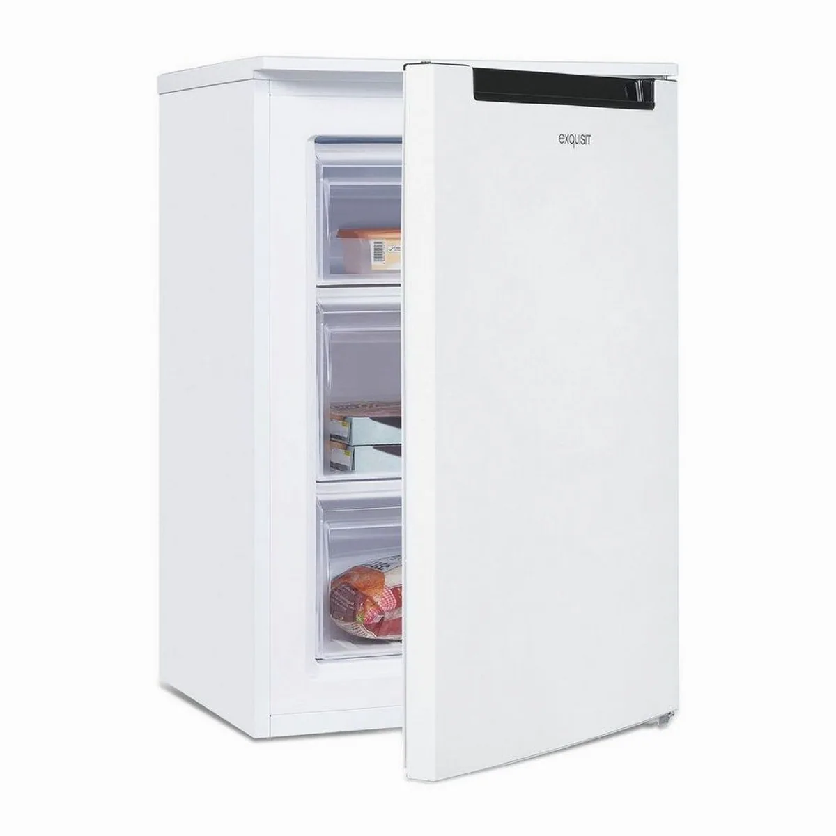 exquisit GS581-040C Gefrierschrank, 87 Liter, 3 Schubladen, 40 dB, EEK C